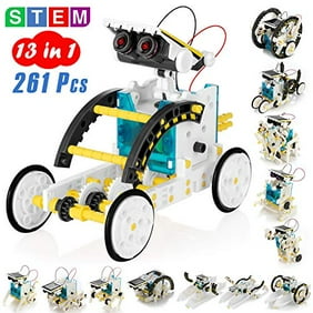 6 in 1 STEM Learning Educational Toys Space Moon Exploration Fleet Building Experiment Toys GILOBABY Solar Robot Kit DIY Science Kit for Boys Girls Age 8+